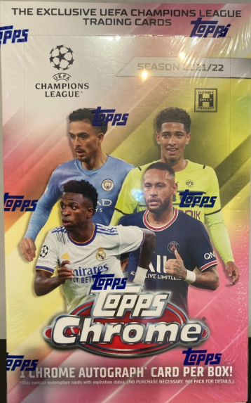 2021-22 Topps Chrome UEFA Champions League Checklist and Review
