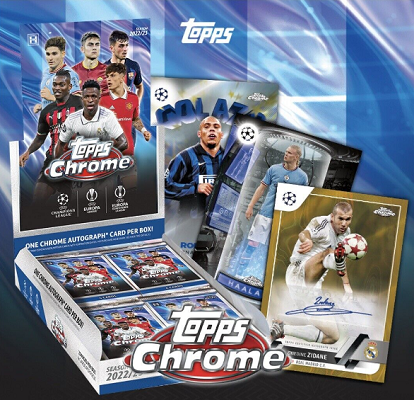 2022-23 Topps Chrome UEFA Club Competitions Checklist and Review