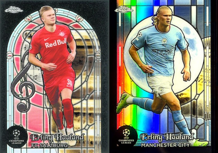 Soccer Cards 101: Topps Erling Haaland The Grail Cards And The ...