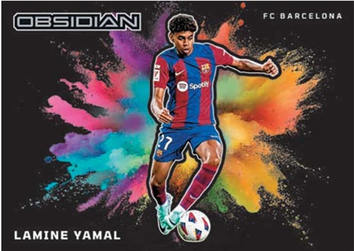 2023-24-panini-obsidian-soccer-lamine-yamal-rookie-card-color-blast